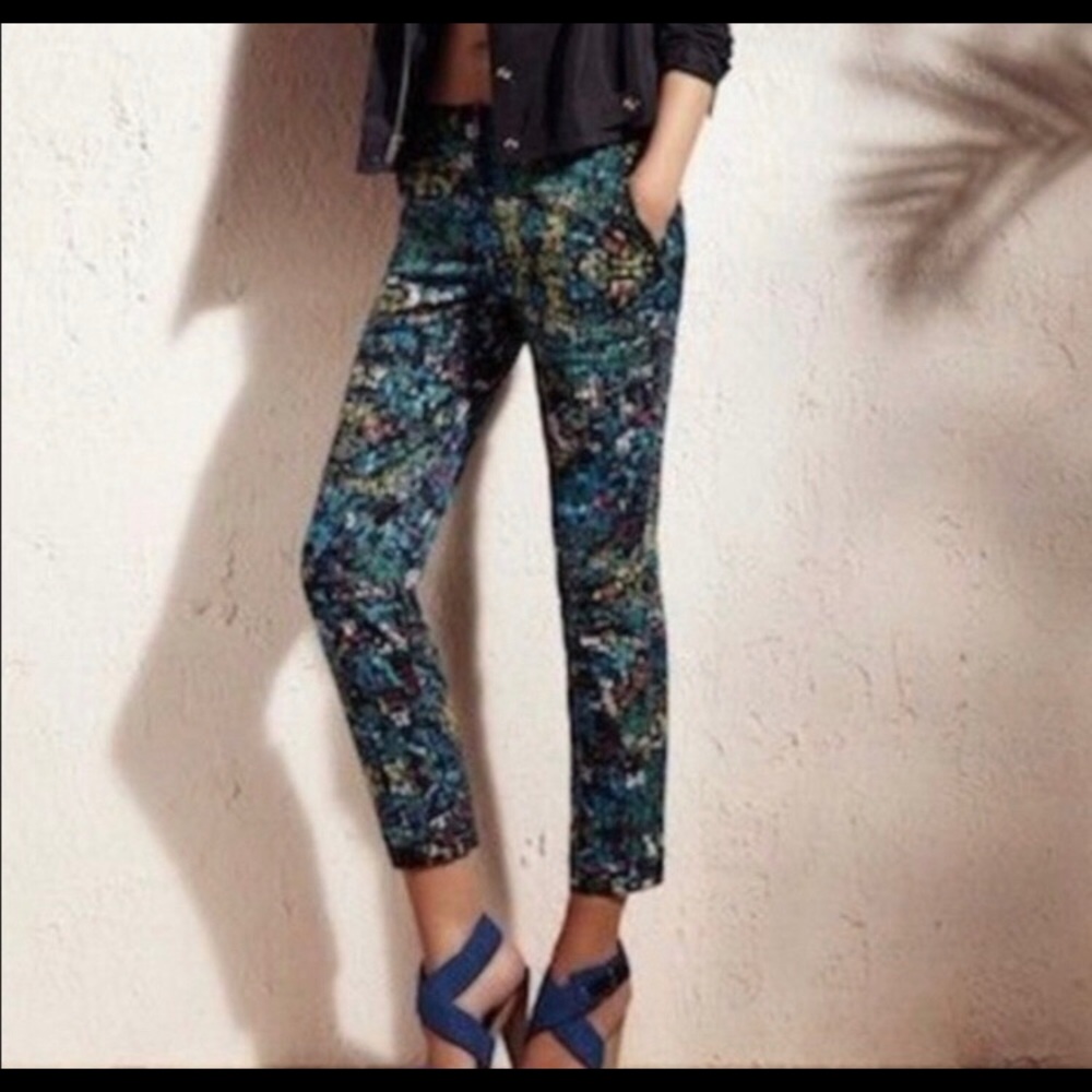 Derek Lam size 4 Nightshade crop pant